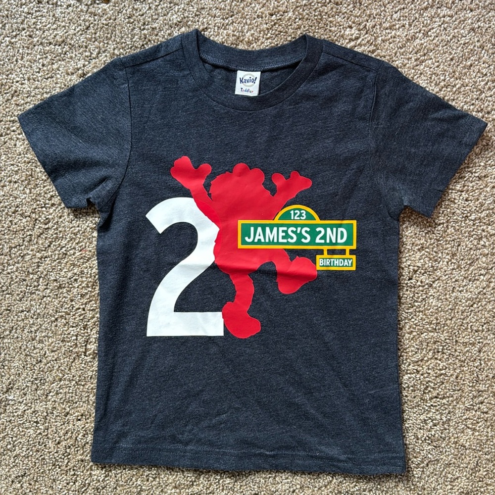 Personalized 2nd Birthday T-Shirt - James